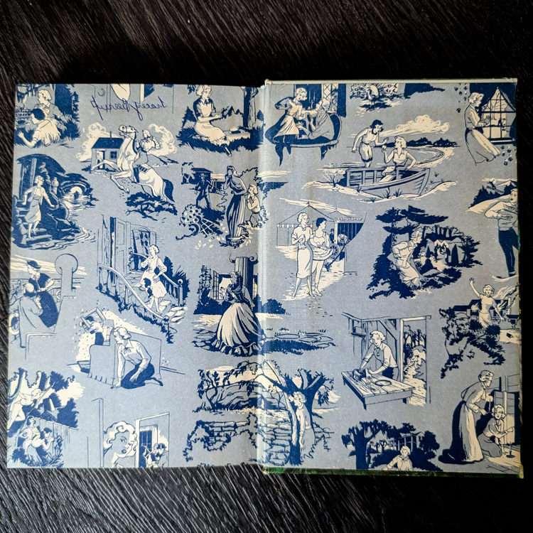 4 The Mystery at Lilac Inn Nancy Drew Book -1961 Blue Endpages