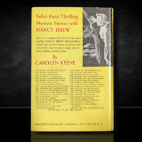 23 Mystery of the Tolling Bell Nancy Drew Mystery Books -1948 Blue Endpages image 3
