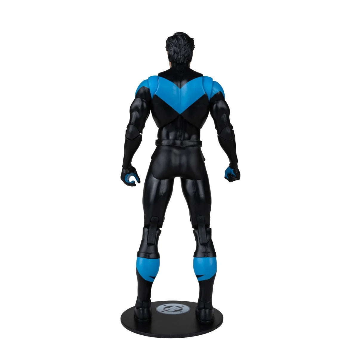 Nightwing 7.16" DC Direct Action Figure Page Punchers Wave 14, back view in black and blue costume