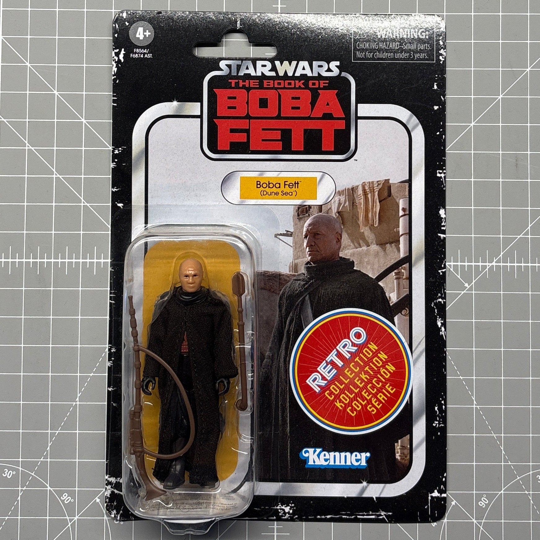 Boba Fett Dune Sea Star Wars Retro Collection Action Figure in case BOBF by Kenner