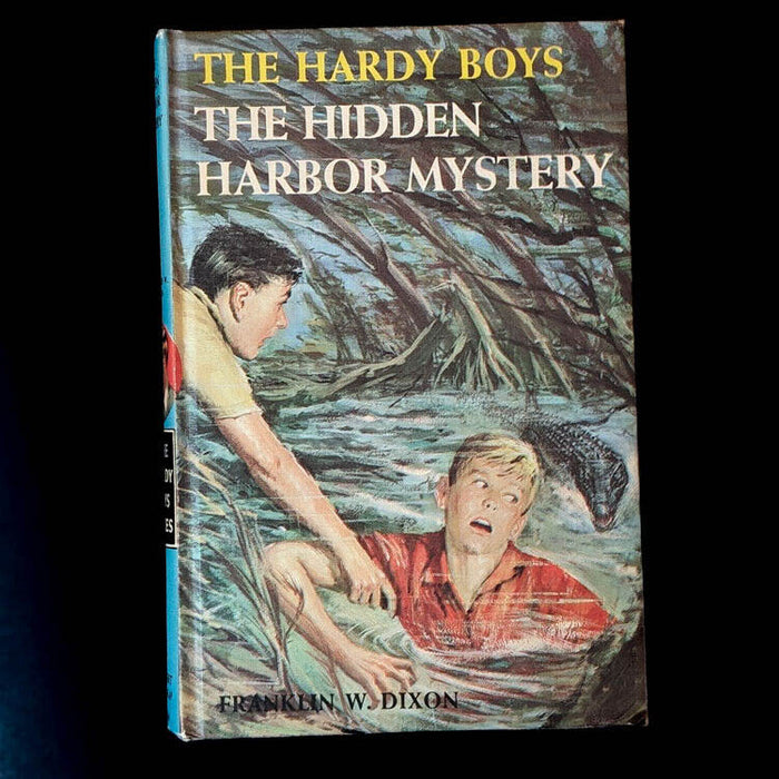 14 The Hidden Harbor Mystery (1961):  Vintage Hardy Boys Book Blue-Back image 0