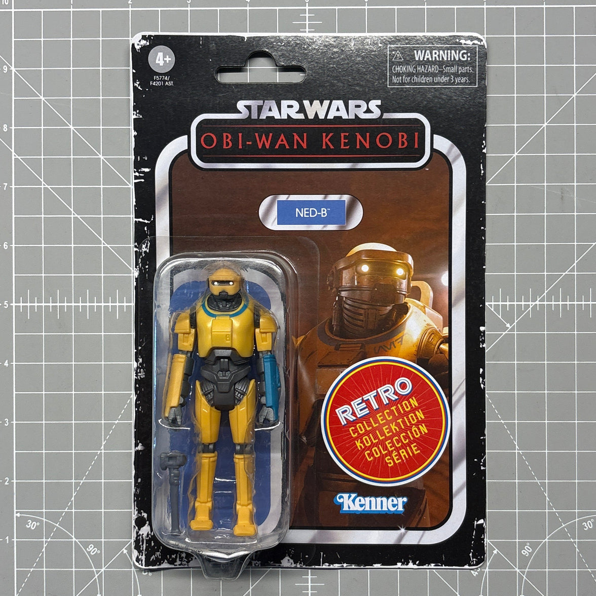 NED-B Star Wars Retro Collection Action Figure in case Obi-Wan by Kenner in original packaging