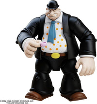 Boss Fight Studio Llc Toar figure in black suit, polka dot shirt, blue tie, bowler hat holding small pink teacup