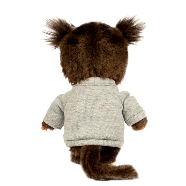 Official Sekiguchi 8-inch Monchhichi Girl Unicorn plush doll collectible, often searched as a pastel Monchichi toy.