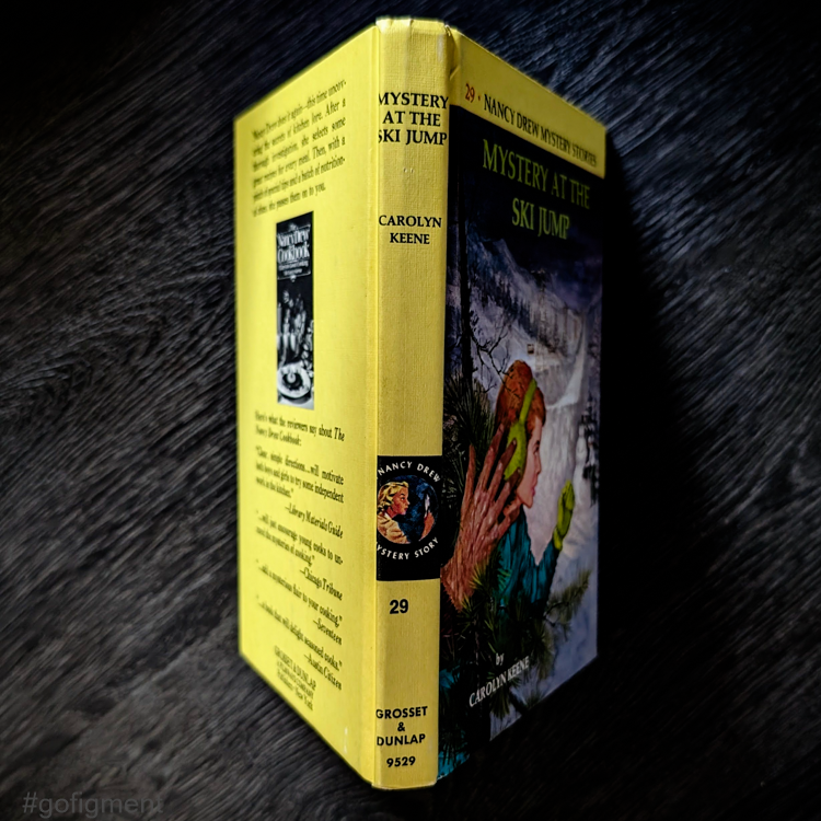 29 The Mystery at the Ski Jump (YB) Nancy Drew Mystery Books -1952/1968