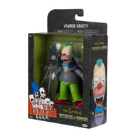 Vampire Krusty the Clown Deluxe Action Figure The Simpsons 5" Treehouse of Horror by Jakks Pacific in packaging.