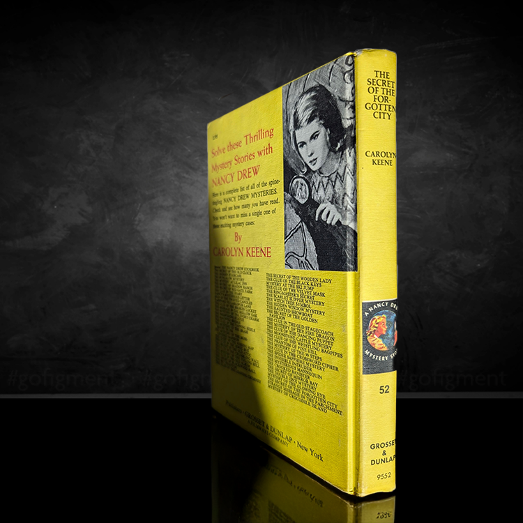 52 The Secret of the Forgotten City Nancy Drew Mystery Books -1975