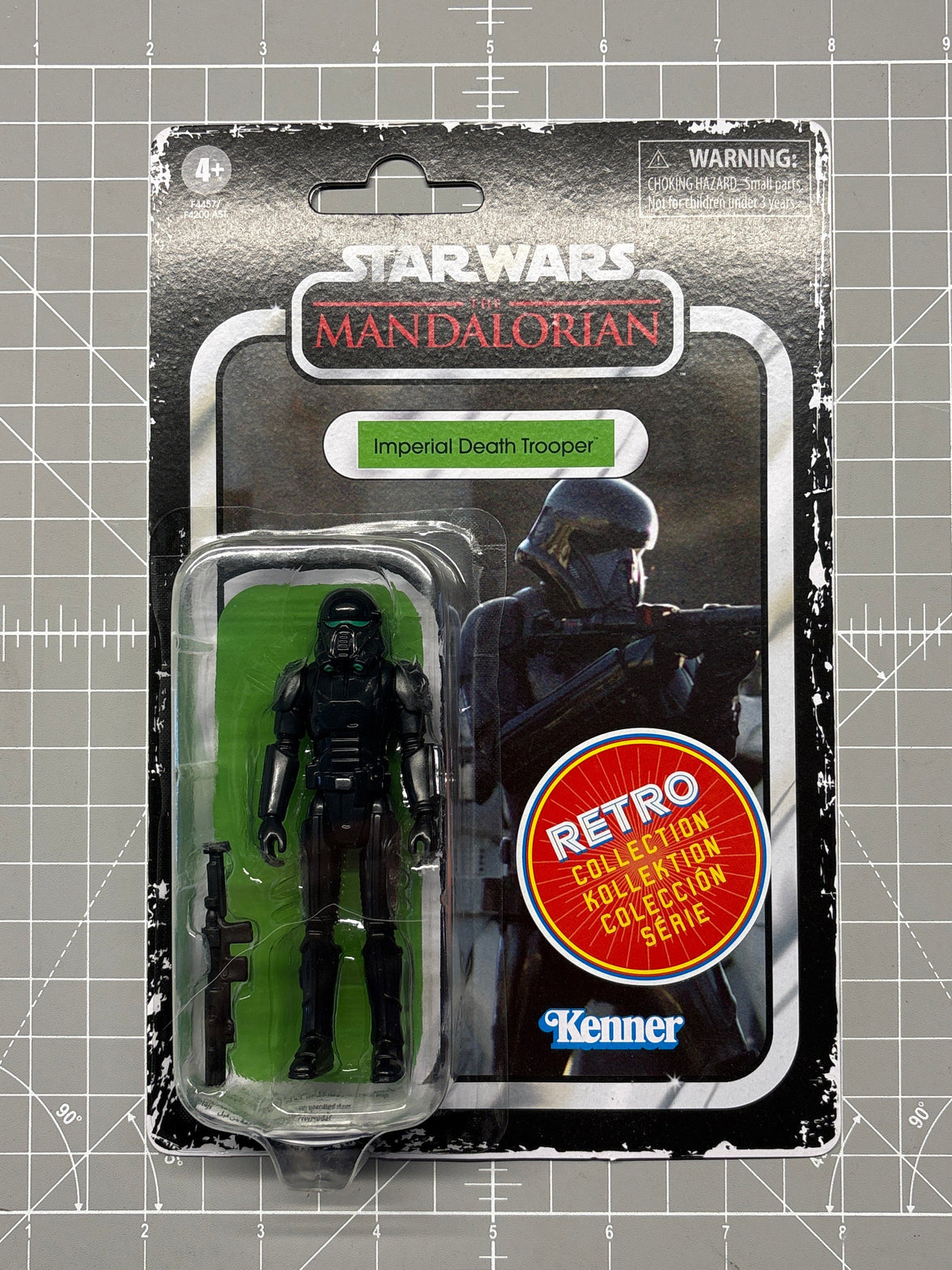 Death Trooper Star Wars Retro Collection Action Figure 1:18 Scale MANDO by Kenner in package