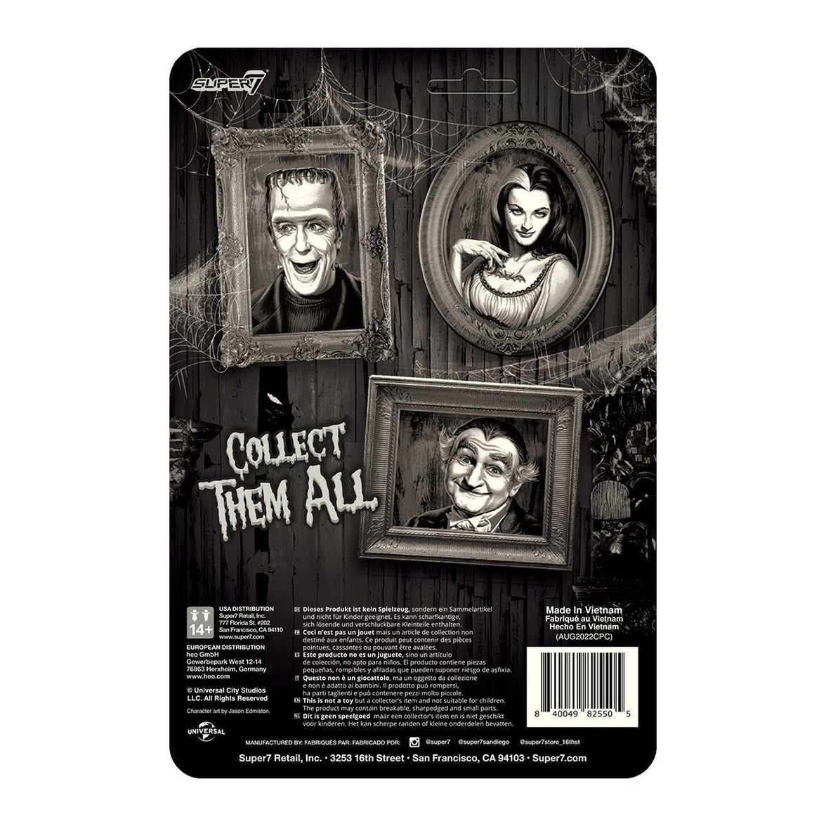Lily Munster (Grayscale) The Munsters 3 3/4-Inch ReAction Figure image 6
