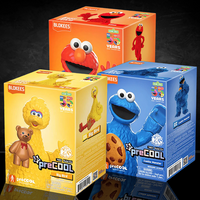 Elmo, Cookie Monster, Big Bird Sesame Street Blokees Mini Models Lot of 3 collectible set by Blokees