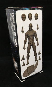 Boss Fight Studio Llc 1:18 scale male blank action figure with multiple head and hand options in packaging
