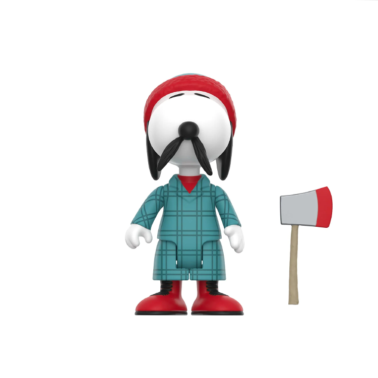 Lumberjack Snoopy Red Coat Super7 Wave 4 Snoopy Action Figure | 3.75 | LOOSE image 1