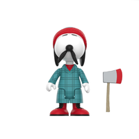 Lumberjack Snoopy Red Coat Super7 Wave 4 Snoopy Action Figure | 3.75 | LOOSE image 1