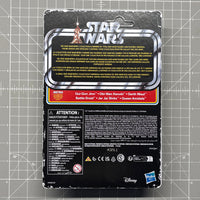 Obi-Wan Kenobi Star Wars Retro Collection Action Figure in case Kenner packaging back