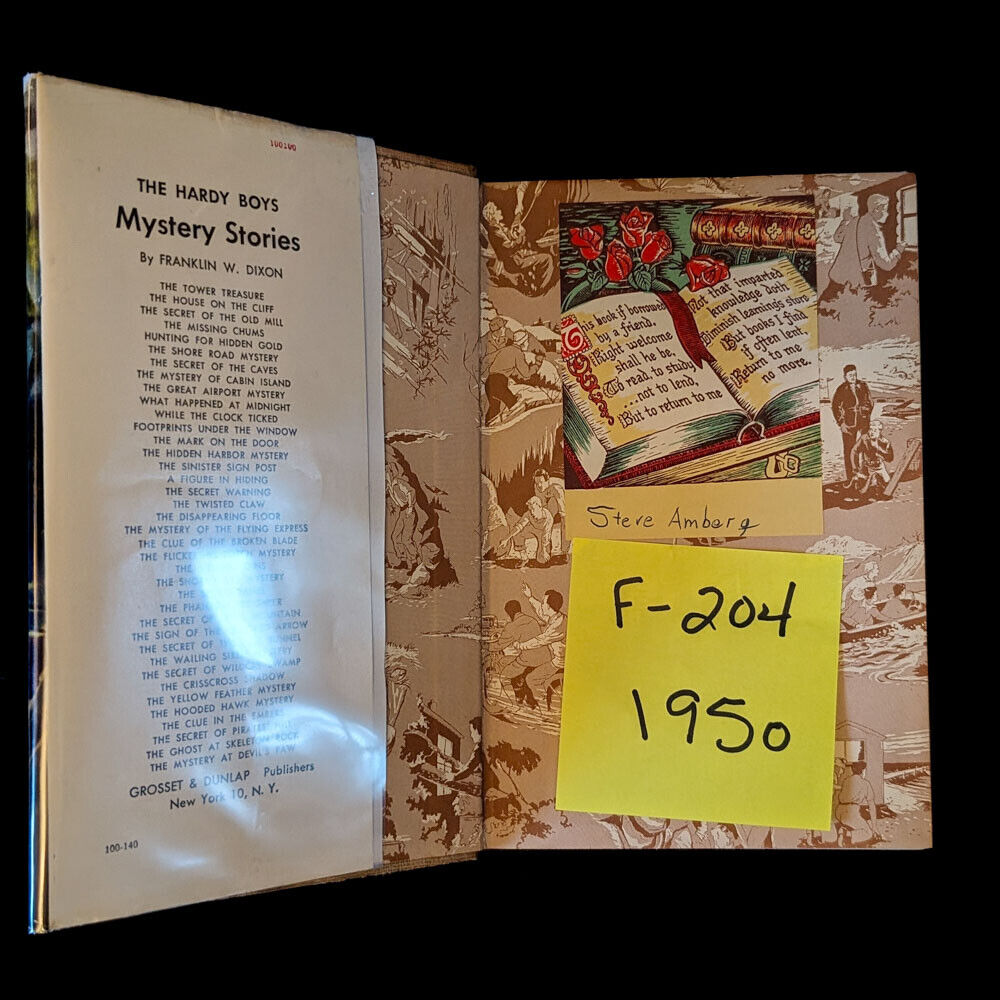 29 The Secret of the Lost Tunnel (1950-Dust): Hardy Boys Book image 1