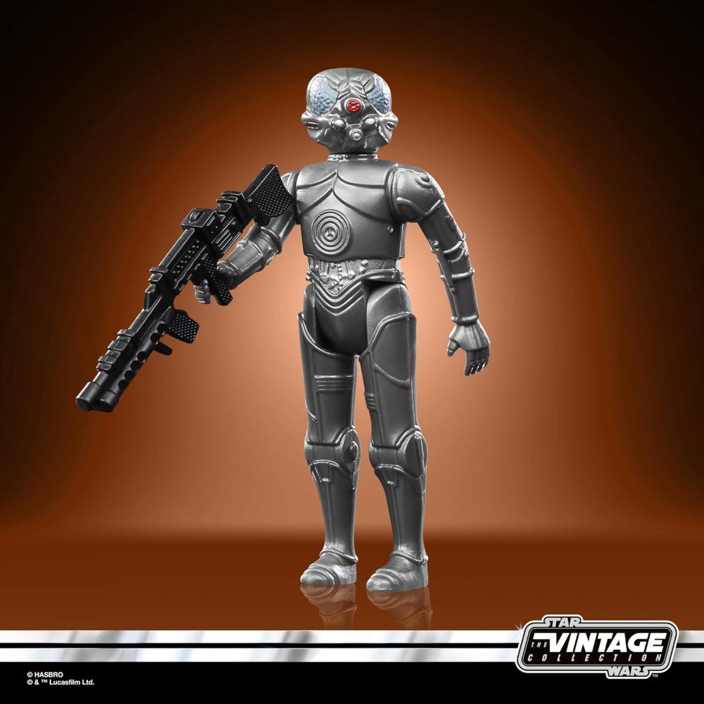 Star Wars Retro Collection Kenner Zuckuss 3.75-inch action figure from The Empire Strikes Back with blaster rifle