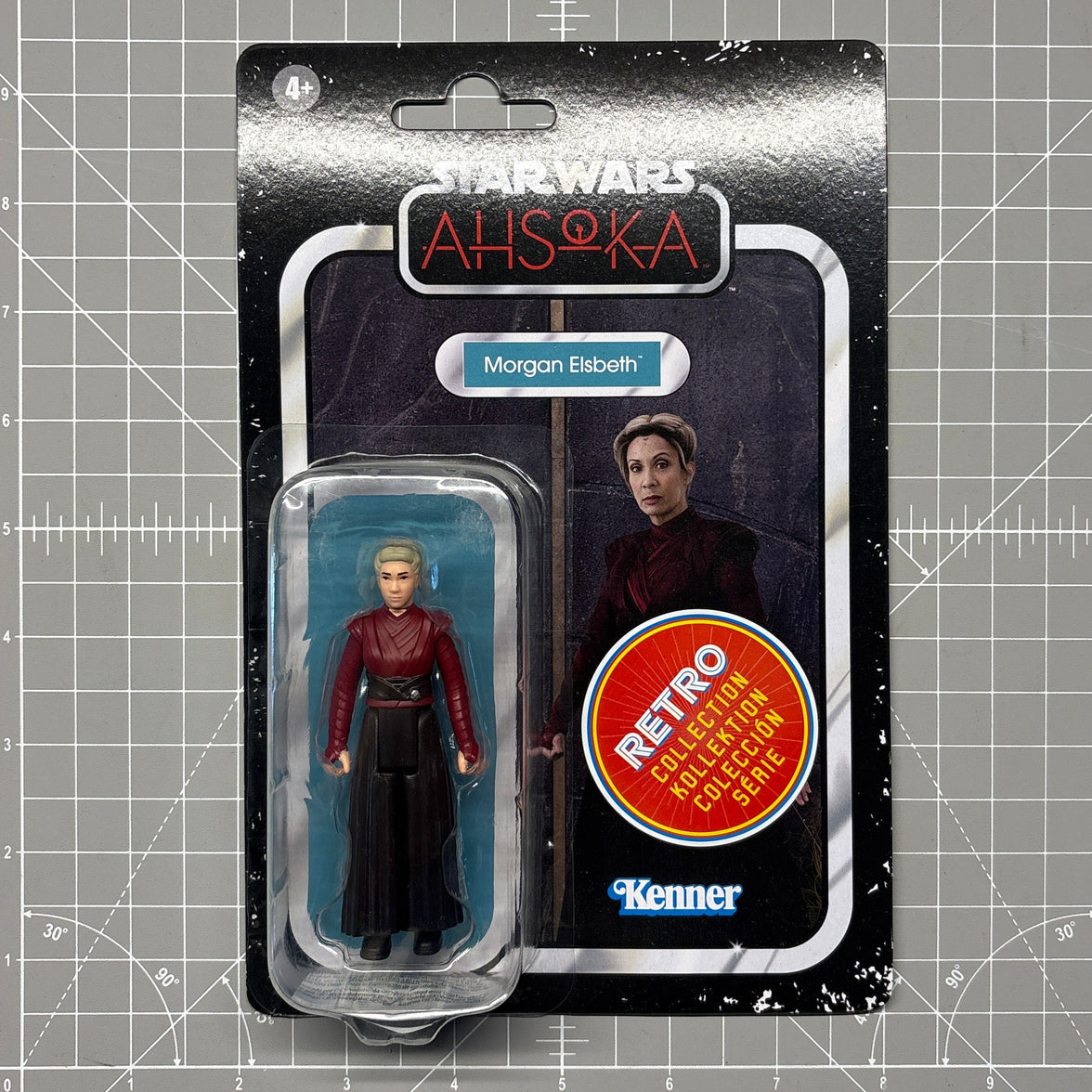 Morgan Elsbeth Star Wars Retro Collection Action Figure in case Ahsoka by Kenner in original packaging