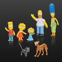 The Simpsons Family Multipack of 7 Action Figures 2 1/2" Scale