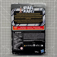 Mace Windu Star Wars Retro Collection Action Figure - in case by Kenner, back of package