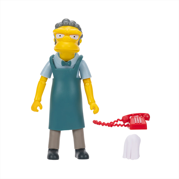 Moe Szyslak with Telephone Wave 2 Action Figure The Simpsons 5in Scale image 3