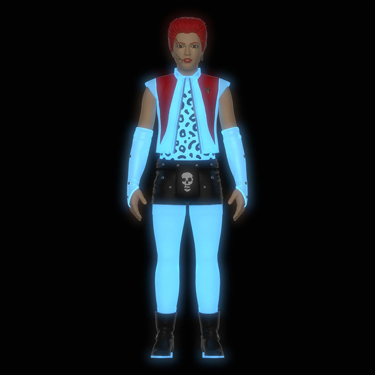 Trash Monster Glow Return of the Living Dead action figure by Super7 in glowing punk outfit with skull belt buckle