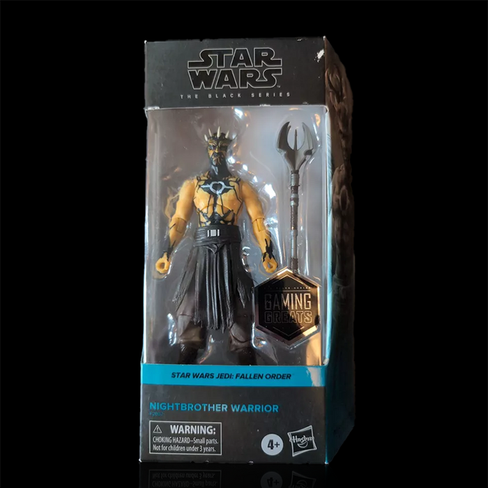 Night Brother Warrior Gaming Greats Star Wars The Black Series Figure image 0
