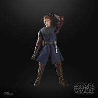 Hasbro Star Wars The Black Series Anakin Skywalker action figure in detailed outfit posed on black background