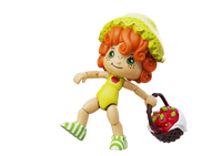Boss Fight Studio Llc Apple Dumplin Strawberry Shortcake figure with curly red hair yellow outfit and berry basket accessory