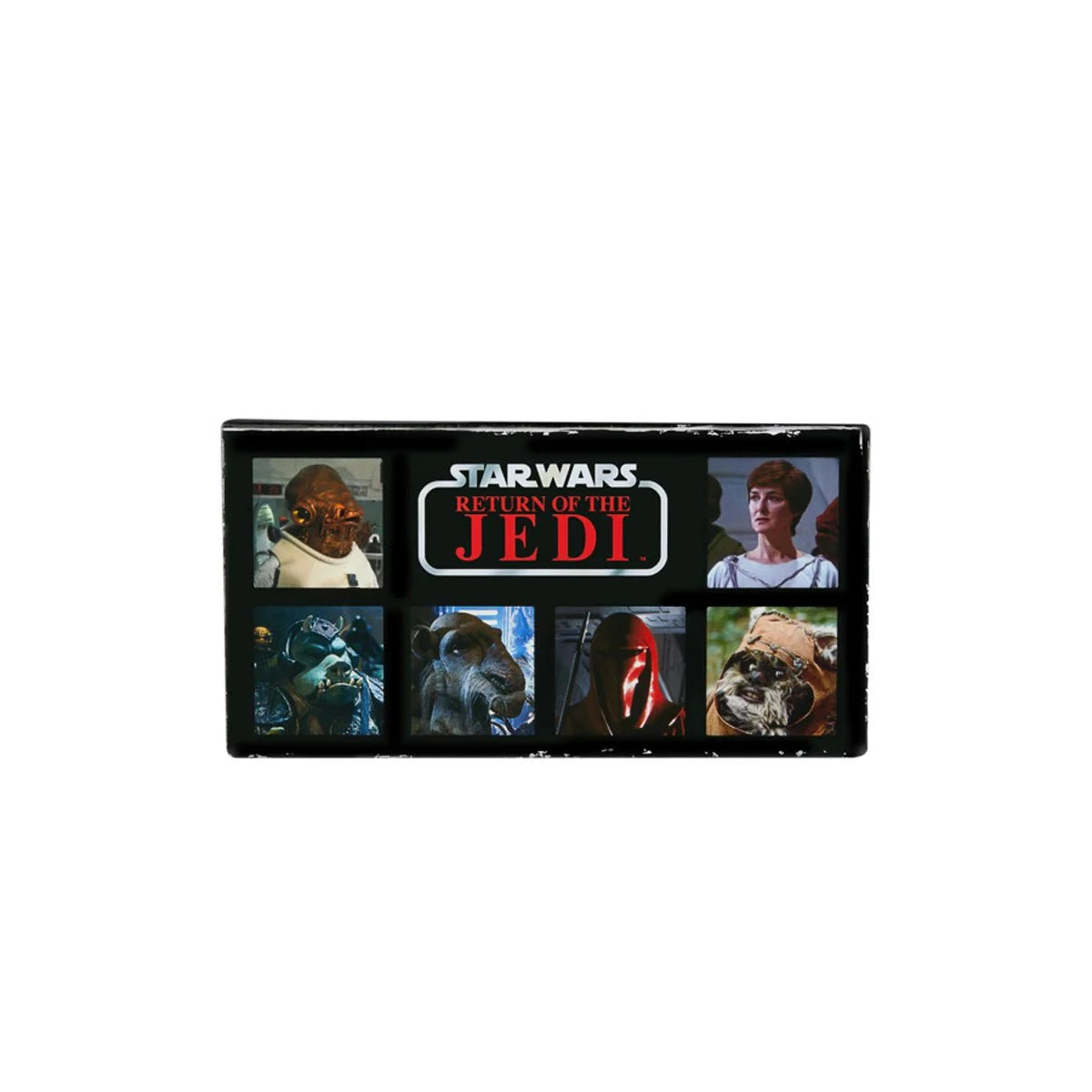Kenner Star Wars Return of the Jedi Mon Mothma action figure packaging featuring character images from the movie