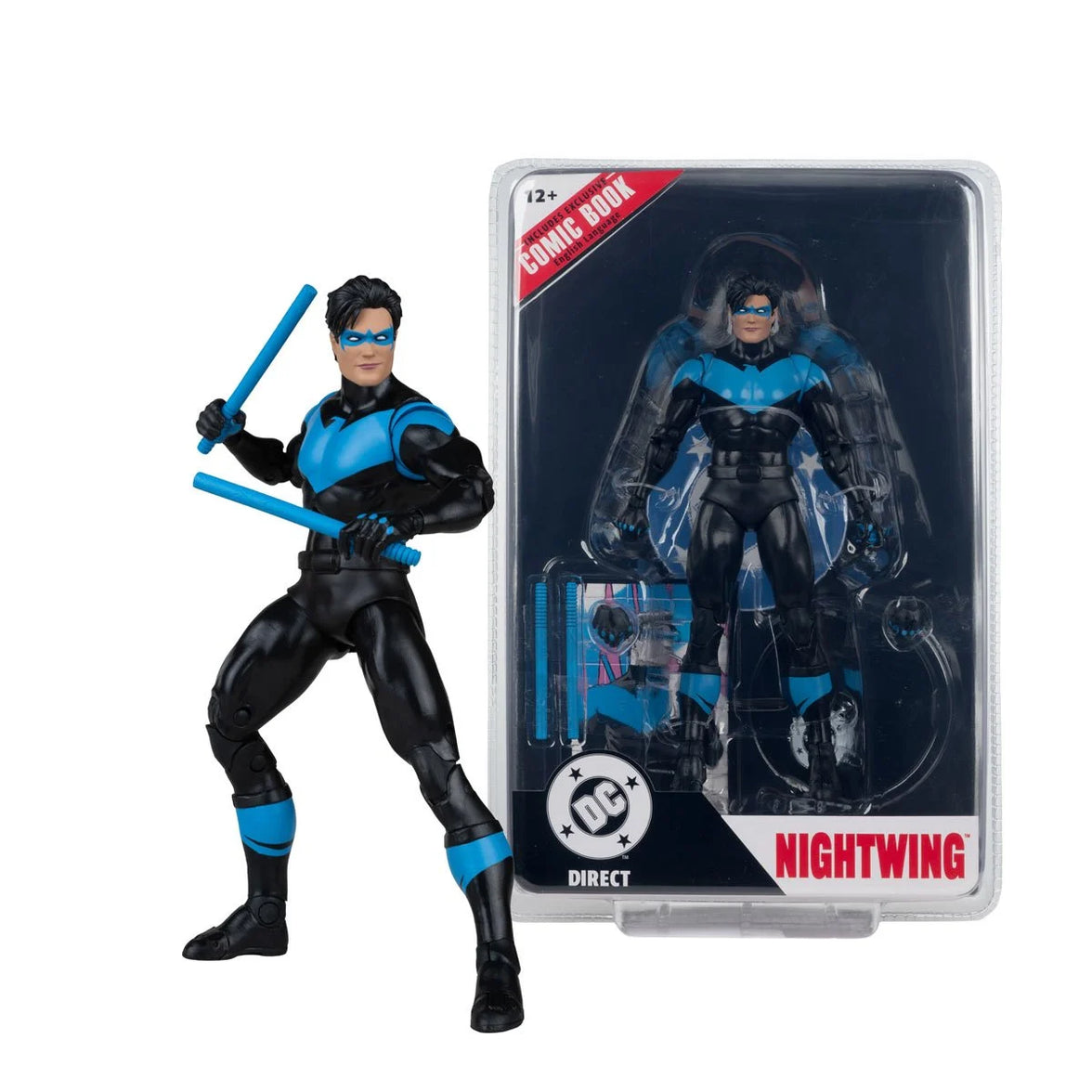 Nightwing 7.16" DC Direct Action Figure Page Punchers Wave 14 in box with accessories