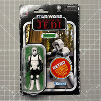 Star Wars Return of the Jedi Biker Scout figure in Kenner retro collection packaging