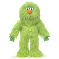 Silly Puppets Zonk Green Monster Puppet - 14" furry puppet with movable mouth and hands by Silly Puppets new condition