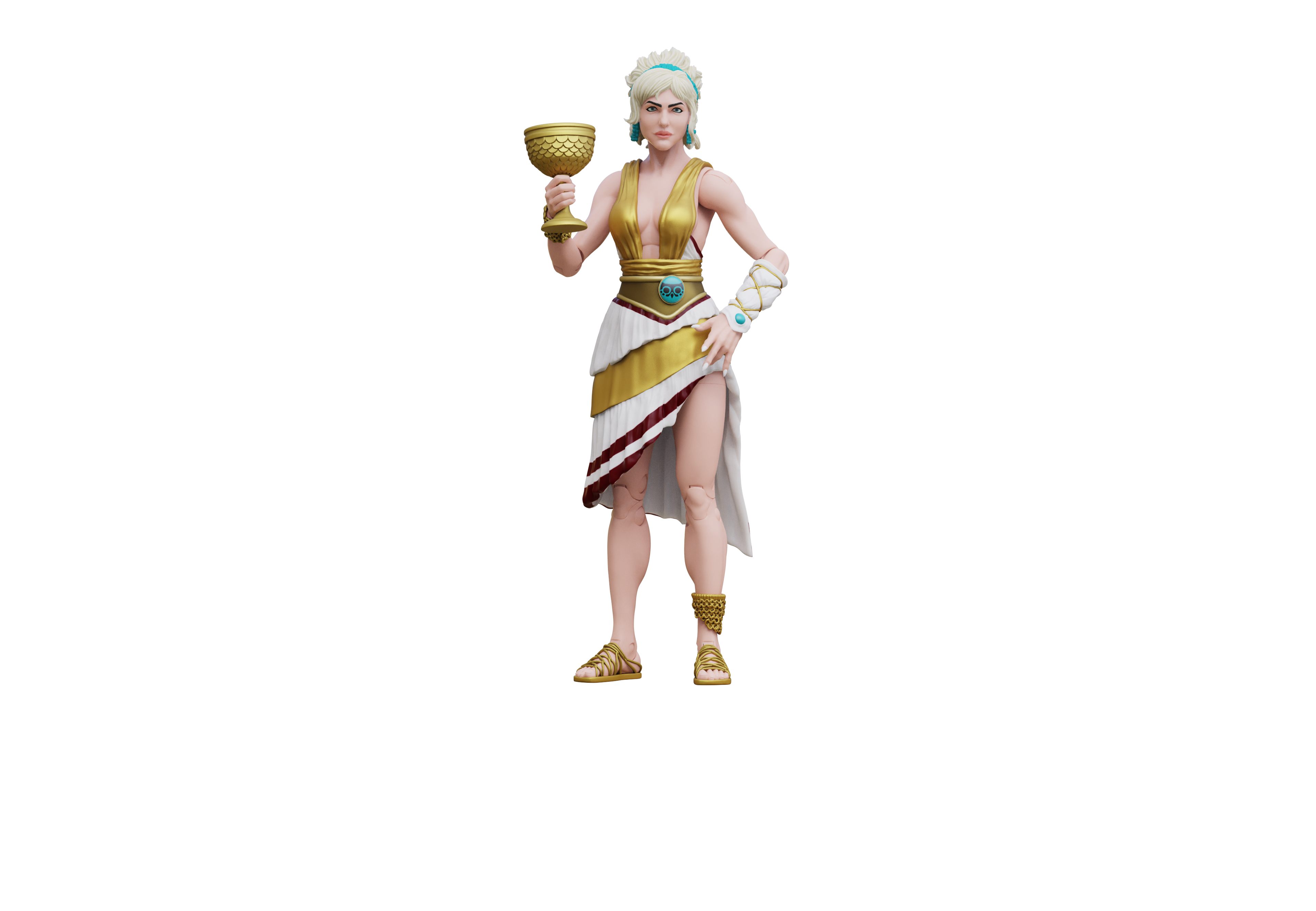 Vitruvian H.A.C.K.S. Action Figure – Athena 10th Anniversary Edition – Legendary Greek Warrior Goddess 1:18 Scale by Boss Fight Studio Llc new in box