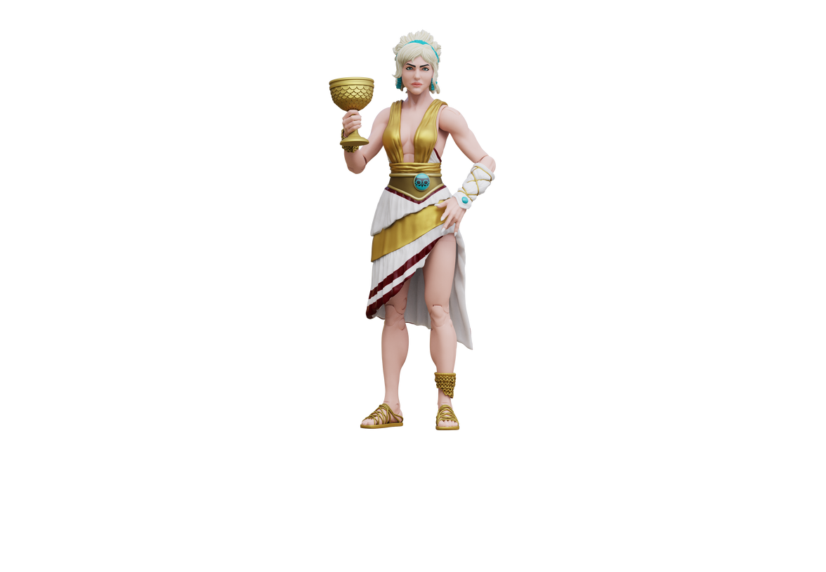 Vitruvian H.A.C.K.S. Action Figure – Athena 10th Anniversary Edition – Legendary Greek Warrior Goddess 1:18 Scale by Boss Fight Studio Llc new in box