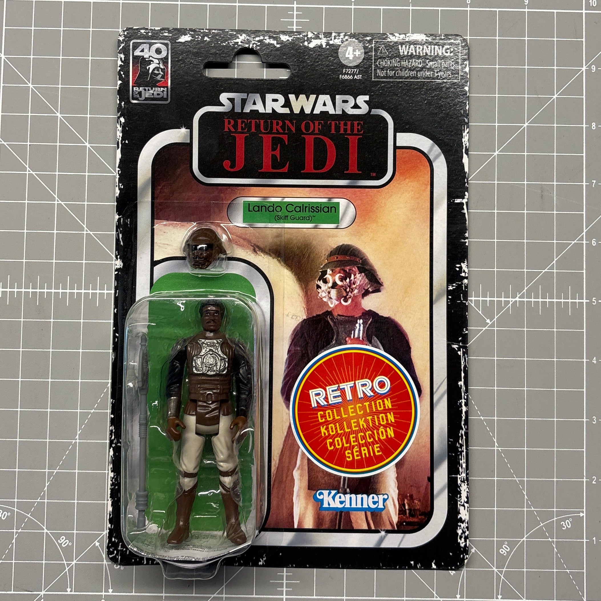 Lando Skiff Guard Star Wars Retro Collection Action Figure in case ROTJ Kenner collectible in package
