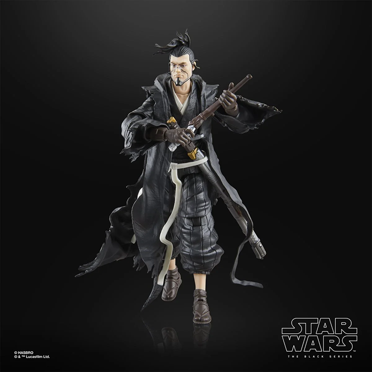 Hasbro Star Wars Black Series The Ronin 6-inch action figure in detailed samurai-inspired outfit with sword accessory