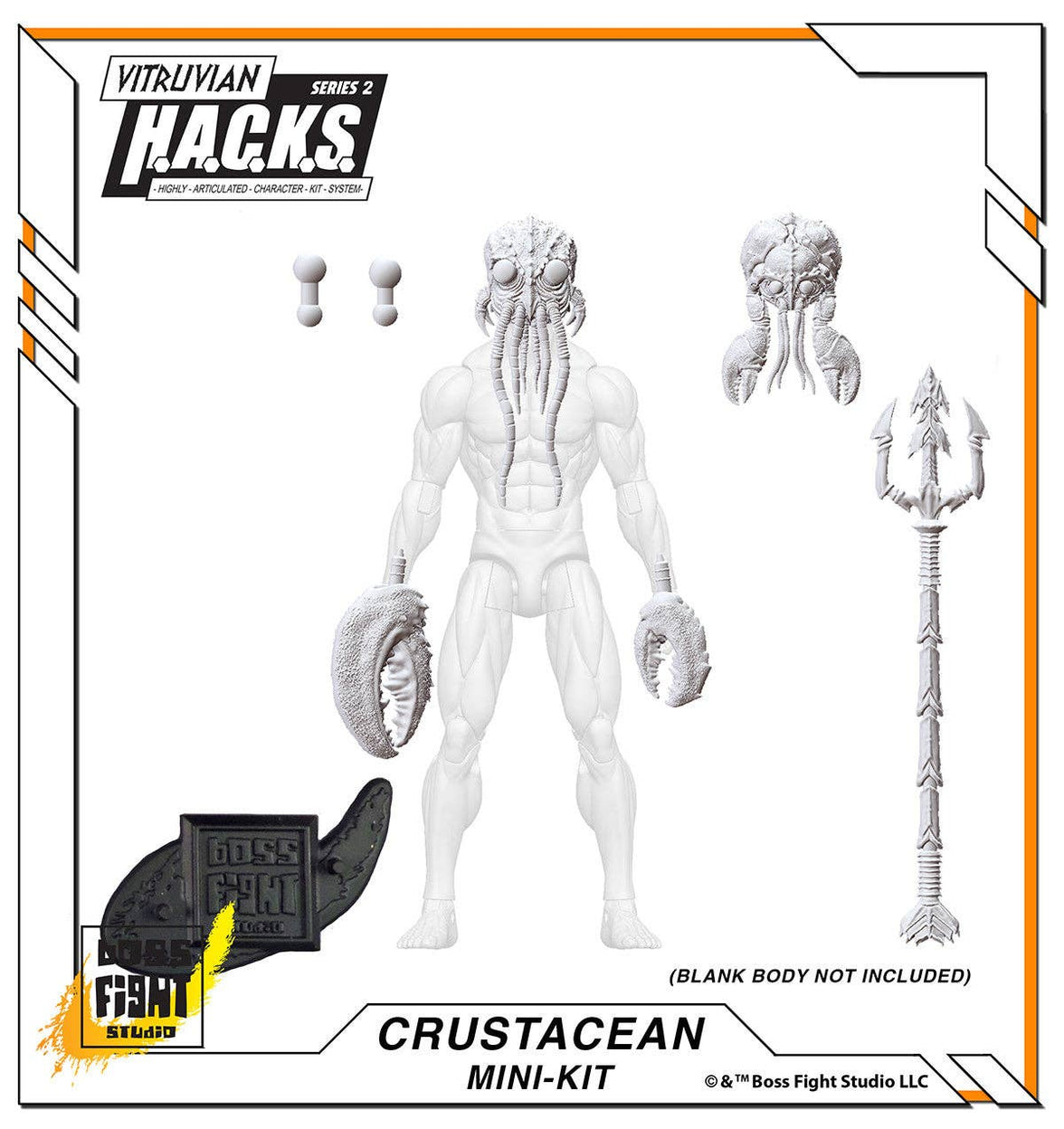 Action Figures and Collectibles by Boss Fight Studio - LOOK! Vitruvian H.A.C.K.S. - Mini-Kit Blind Bags Asst. Box with crustacean-inspired parts and weapon pieces