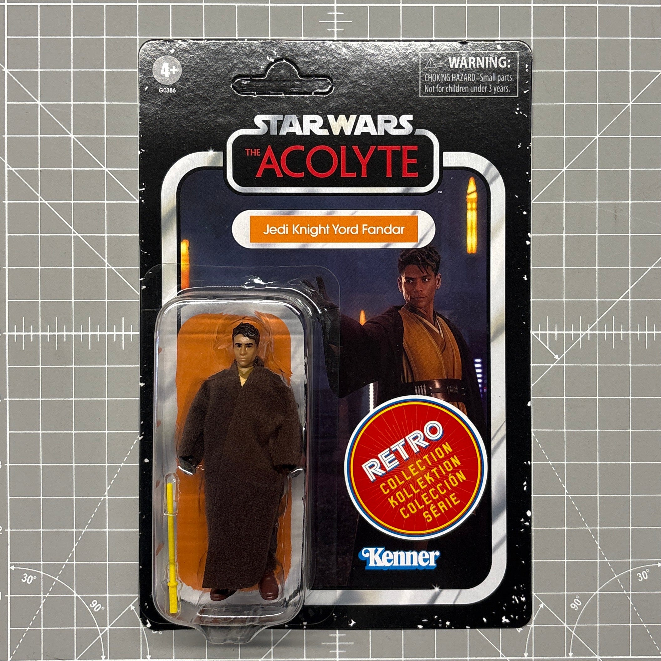 Yord Fandar Star Wars Retro Collection Action Figure 1:18 Acolyte by Kenner in collectible packaging