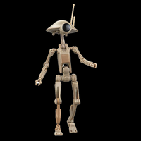 Pit Droid (Cream) Action Figure Star Wars Black Series | 1:12 Scale LOOSE image 1