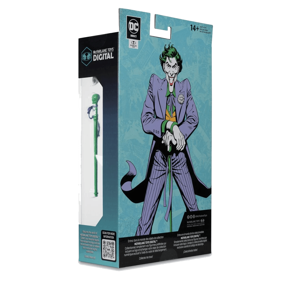 The Joker Platinum  DC Direct 7" Action Figure McFarlane Toys image 2