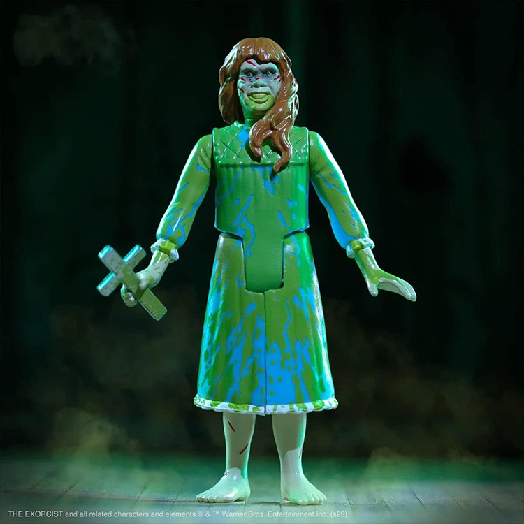 The Exorcist Regan with Vomit Splatter 3.75" Action Figure Super7 image 1