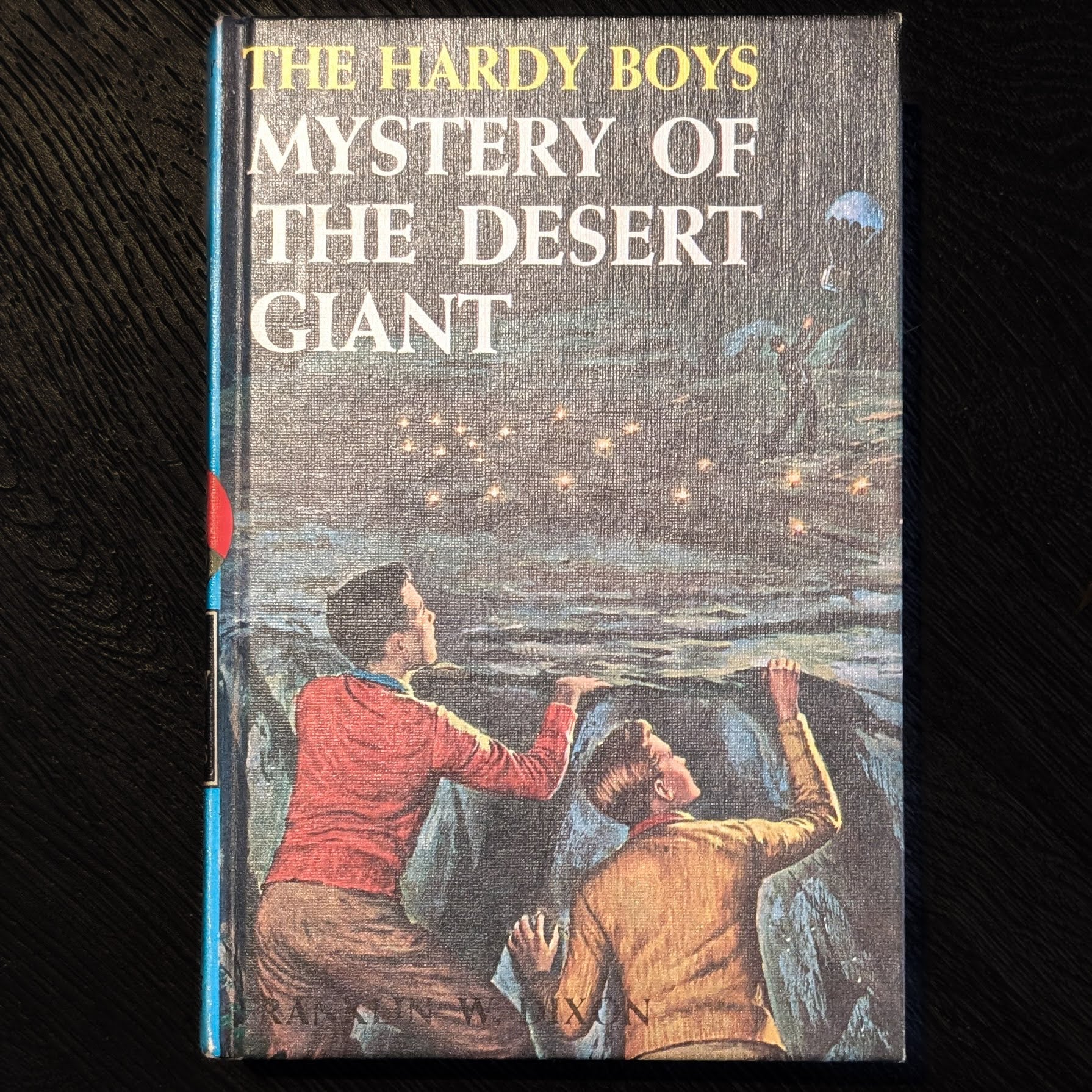 40 Mystery of the Desert Giant (1961 Brown) Hardy Boys Book image 0