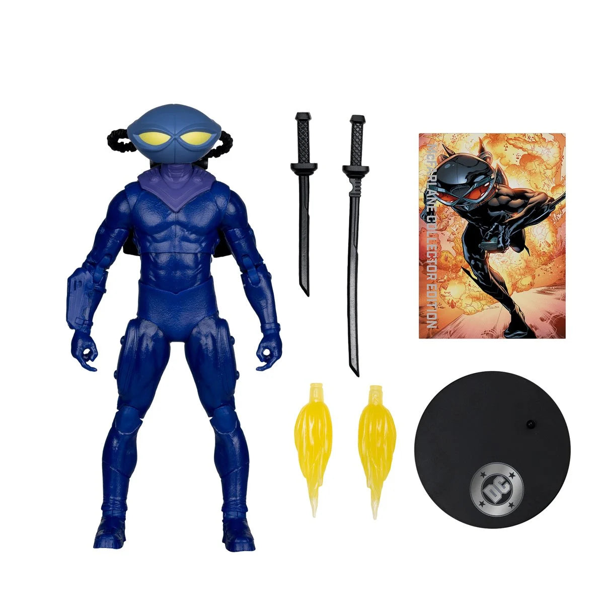 Black Manta Blue Chase Variant 7" McFarlane Action Figure DC Multiverse W16 McFarlane Toys with accessories