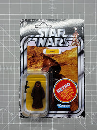 Jawa Star Wars Retro Collection Action Figure in case ANH by Kenner in retro blister packaging