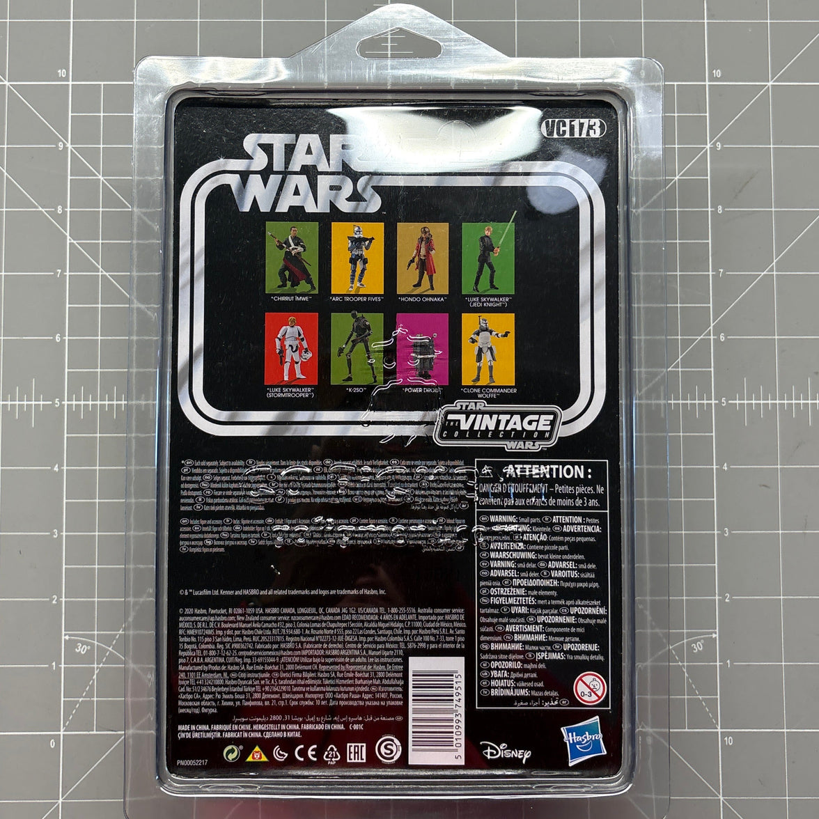 Hondo Ohnaka 1:18 | 3.75" Star Wars The Vintage Collection Action Figure VC-173 Kenner packaging back