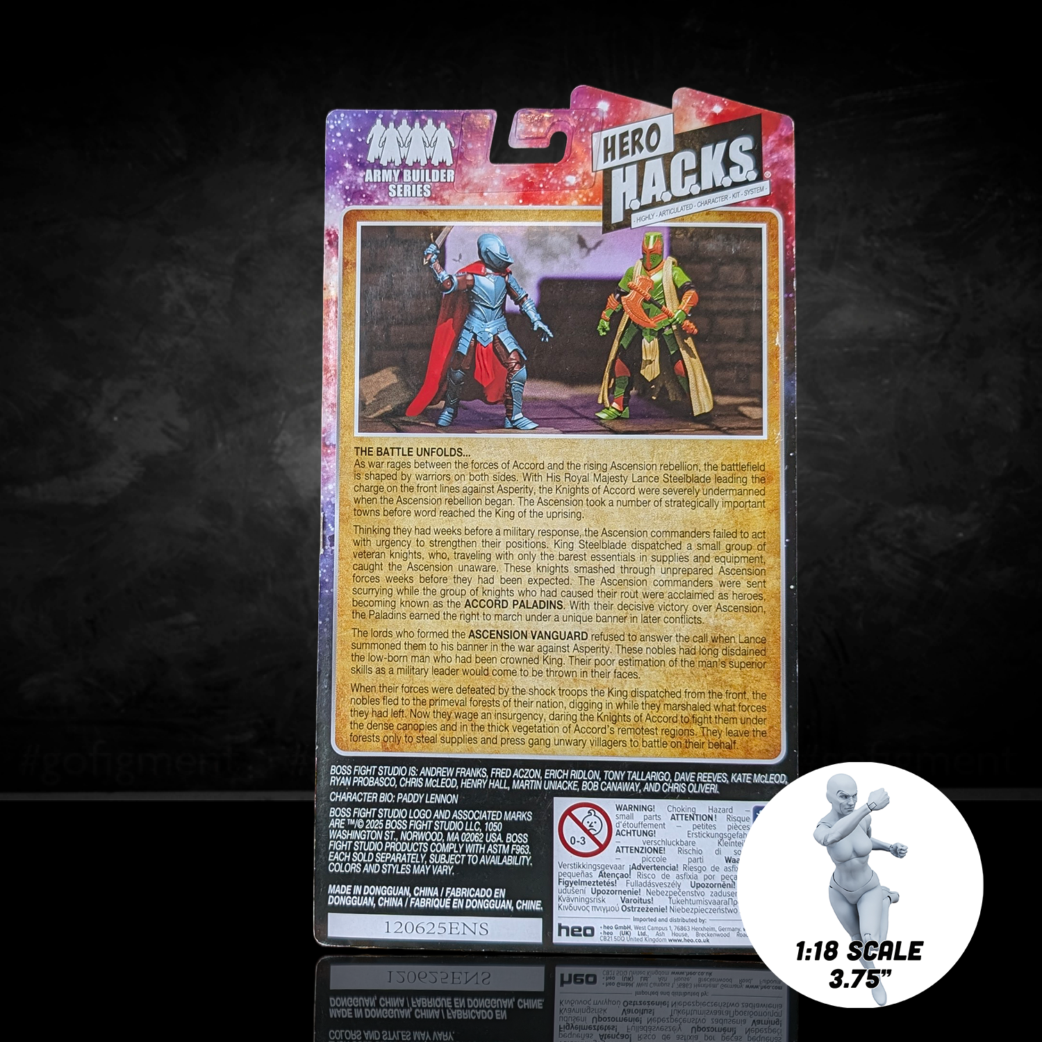 Accord Paladin Hero Legendary Knight - Vitruvian H.A.C.K.S. 1:18 Scale Action Figure new in box by Boss Fight Studio Llc