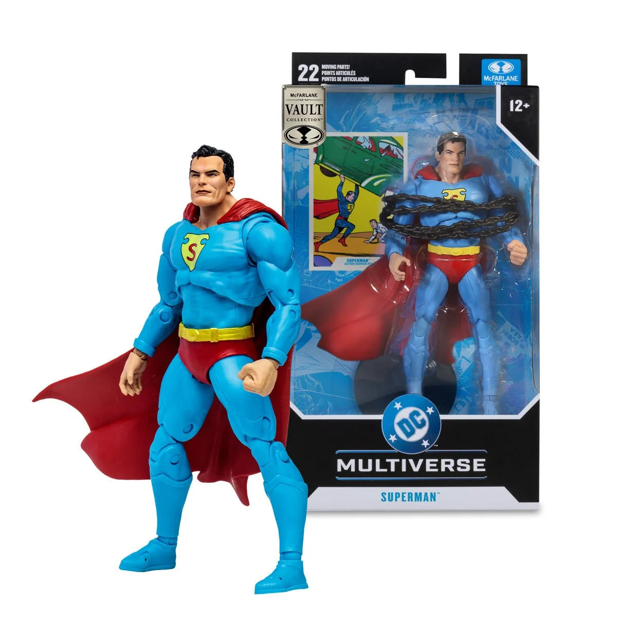 Superman Action Comics #1 DC Multiverse McFarlane Vault Collection Wave 1 Action Figure by McFarlane Toys