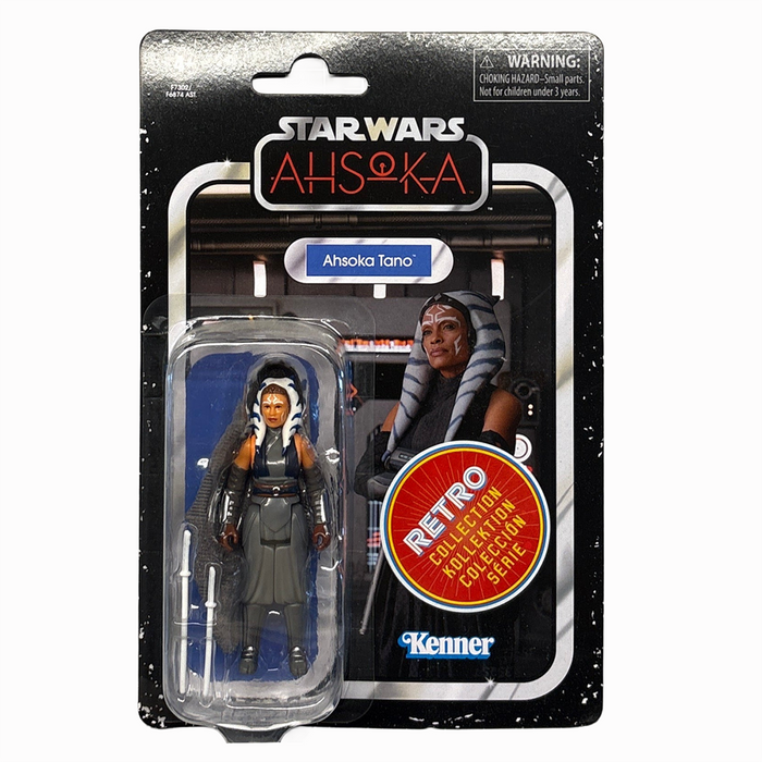 Ahsoka Tano Star Wars Retro Collection Action in case Scale Ahsoka Kenner figure