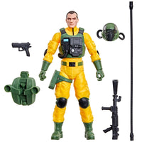 Airtight "198" G.I. Joe Classified Series 6 inch Action Figure by Hasbro with accessories and interchangeable headgear.
