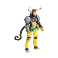 Albert Vii 1:12 Scale 5" Human Monkey Bull Hybrid Action Figure by Altered Nation in yellow pants and armor